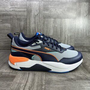 Puma X-Ray Clean Men's size 11.5 Blue Multicolored Running Shoes 401938-03